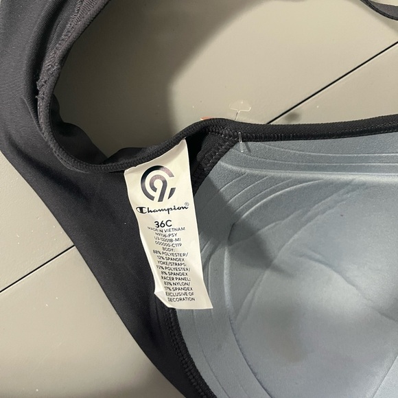 3/25$(Mix) Champion Women's Gray Sports Bra 36C NWT - Picture 8 of 8